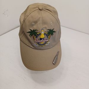 Beach Bum hat with bottle opener. Like new one size